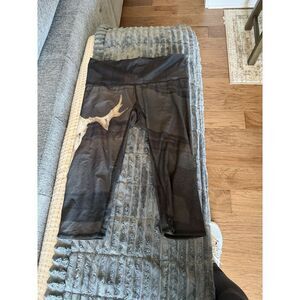 Teeki Deer Medicine CROP Leggings LG